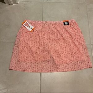 Pacific Trail Pink Chevron Mini Skirt